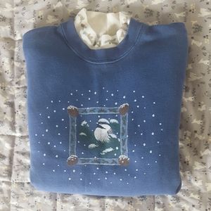 🐿🐐Adorable Vintage Sweatshirt!🐰🐱🐤🐤